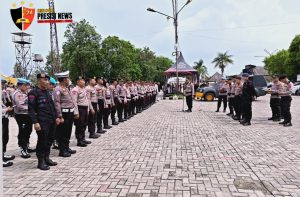 Polda Lampung Lakukan Pengamanan, Pertandingan Bhayangkara Presisi Lampung FC vs Persik Kediri