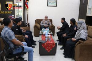 Polres Lampung Barat Gelar Audiensi dengan Bawaslu, Bahas Sinergitas Pengamanan Tahapan Pemilu