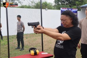 Sambut Hari Lalulintas Bhayangkara ke 70, Polres Gelar Lomba Menembak di Lapangan Tembak Polres Way Kanan