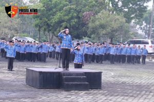 Ayu Asalasyah Bupati Waykanan Kanan & Seluruh ASN Pemkab Way Kanan Laksanakan Apel Bulanan Dilapangan Buway Pemuka 