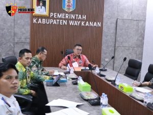 Pemkab Way Kanan Gelar Rakor Evaluasi dan Keberlanjutan Operasional Penerbangan Rute WTX–HLP Di Bandara Gatot Soebroto