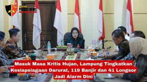 Pemprov Lampung rapat kesiapan darurat Hadapi intensitas perubahan cuaca kritis Beberapa bulan mendatang 