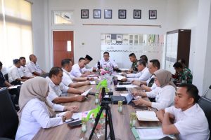 Rapat Persiapan TMMD Ke-126, Sekda Machiavelli Tegaskan OPD dan Stakeholder Laksanakan Tugas Dengan Optimal