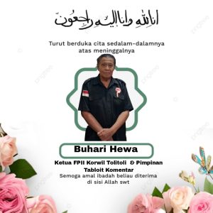 Mengenang Almarhum Buhari, Dalam  Kondisi Sakit, Tetap Semangat Memimpin  FPII  Tolitoli