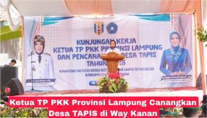 Ayu Asalasyah sambut Ketua TP-PKK Provinsi Lampung, Ibu Purnama Wulan Sari Mirza Di Kabupaten Way Kanan 