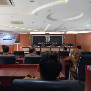 Sekdakab Sosialisasi Terkait keterbukaan Informasi Publik, di lingkungan Pemkab Way Kanan 