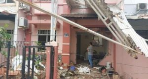Ledakan Gas 12kg mengguncang rumah mewah di cengkareng
