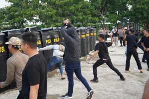 Polrestro Jakut Gelar Pelatihan Dalmas Meningkatkan Profesional Personel Saat Hadapi Unras